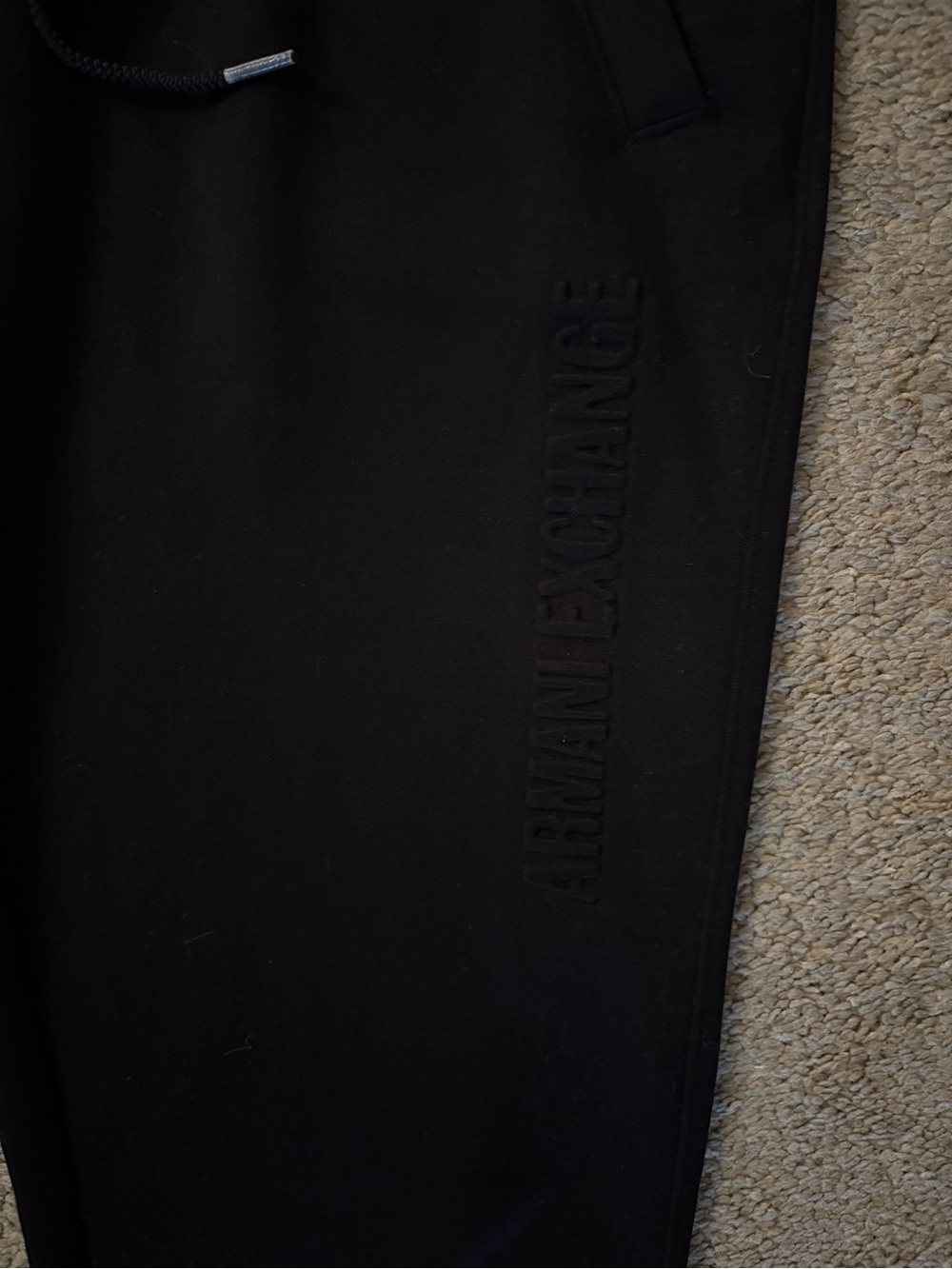 A/X Armani Exchange Women’s Black Drawstring Joggers size XS - Picture 7 of 11